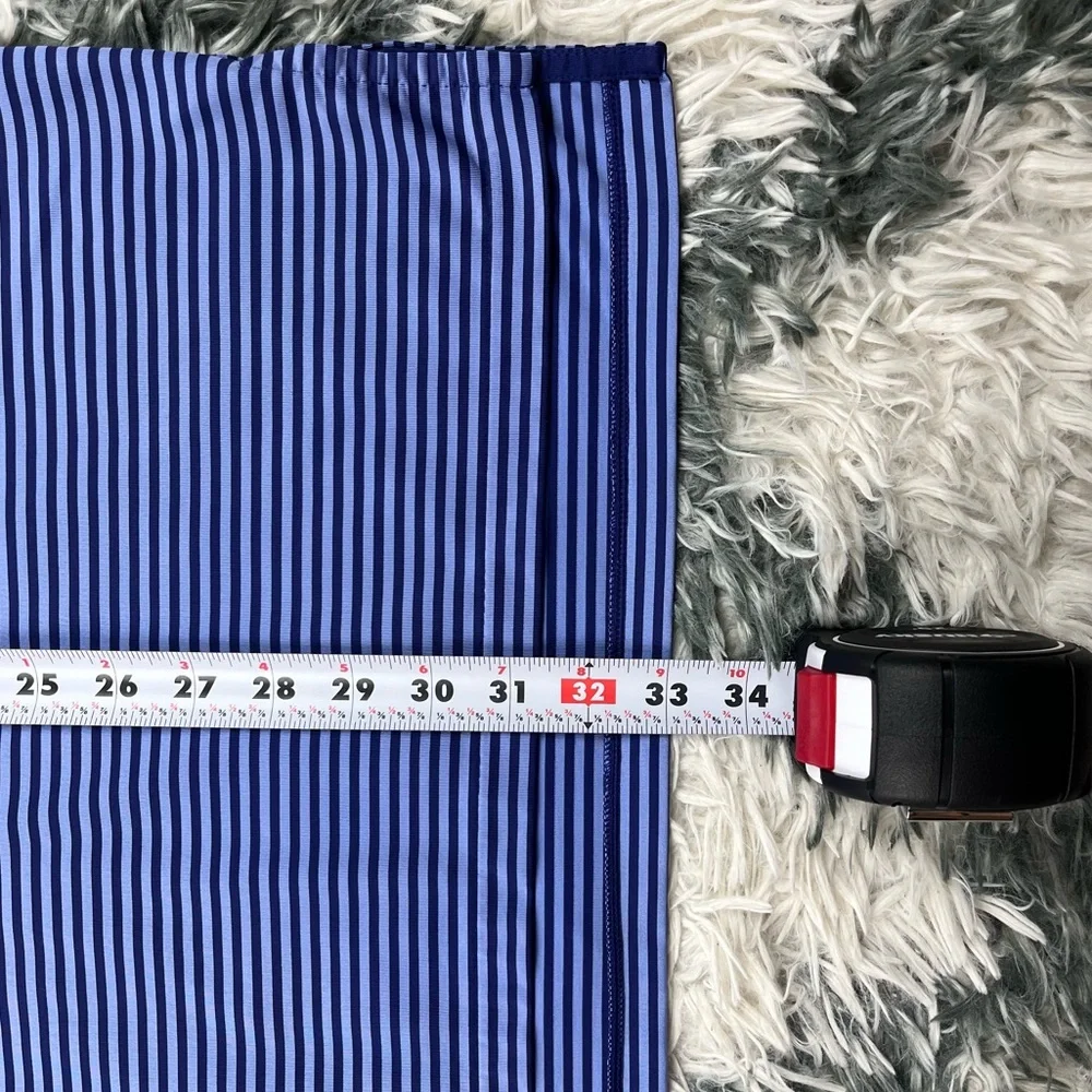RLX Ralph Lauren Men's Casual Striped Golf Polo Shirt Blue Size Large - Picture 5 of 12